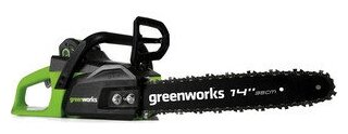 Аккумуляторная пила greenworks GD40CS15 (2005707UA) 1500 Вт 40 В/2 А·ч зеленый - фотография № 12
