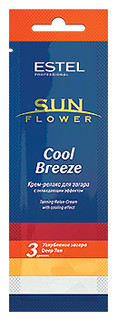 Эстель SUN FLOWER Крем-релакс для загара Sun Flower Cool Breeze. Степень 3