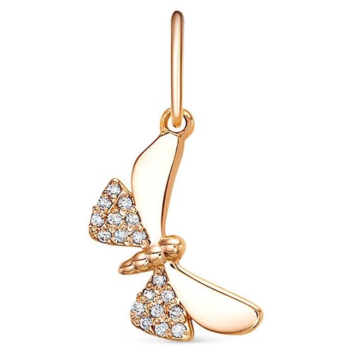 фото Ювелирная подвеска из красного золота арт. п-1735-0,77 юд декун