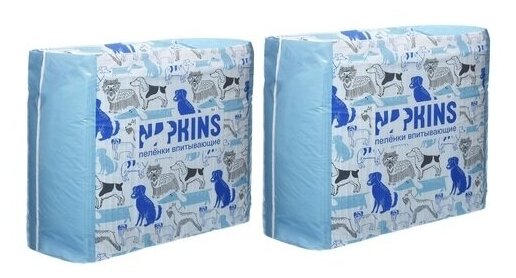 Napkins Впитывающие пеленки для собак 60х40см 30шт