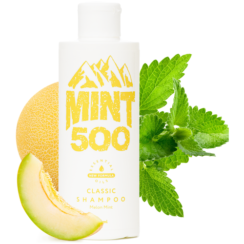 Mint500 Classic Shampoo Классический шампунь с ароматом мяты и дыни, 250 мл