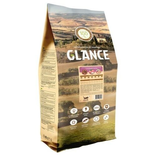 Glance Cухой корм для взрослых собак с ягнёнком и рисом20 кг