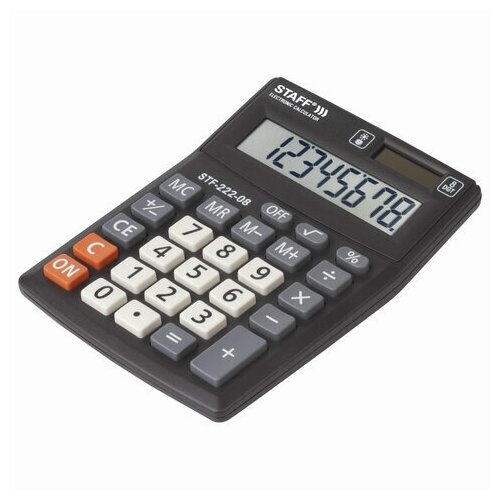 Калькулятор настольный (8 разрядов) (STF-222 (250418) Staff - фото №6