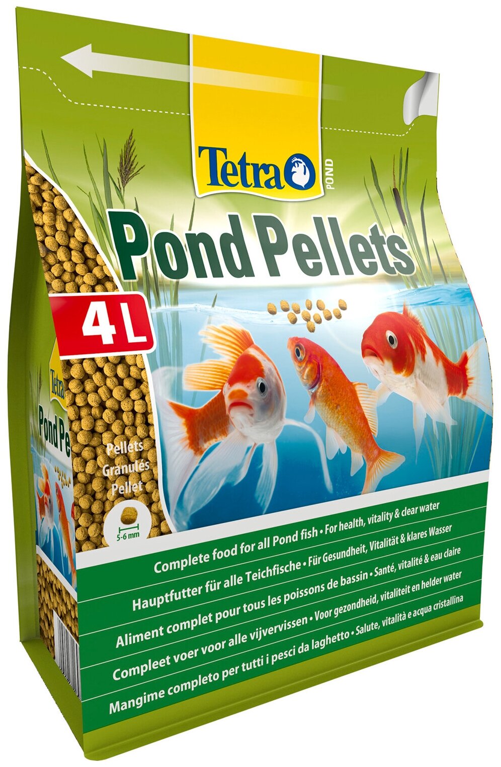 Корм для прудовых рыб Tetra Pond Pellets 4л/1030г шарики - фотография № 4