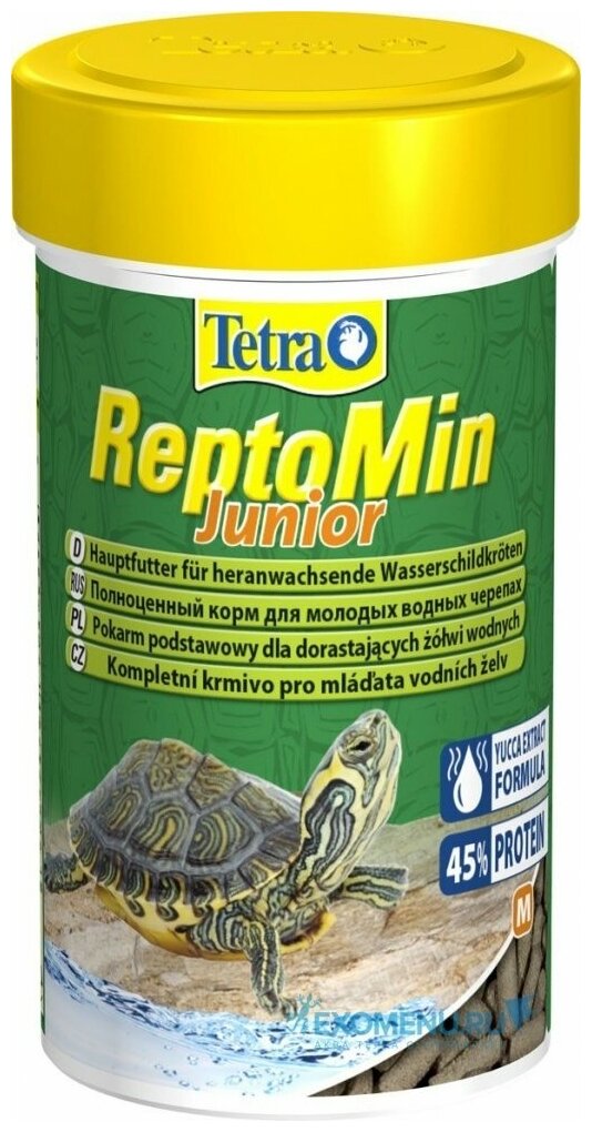 Tetra ReptoMin Junior корм в виде палочек для молодых водных черепах 250 мл - фотография № 3