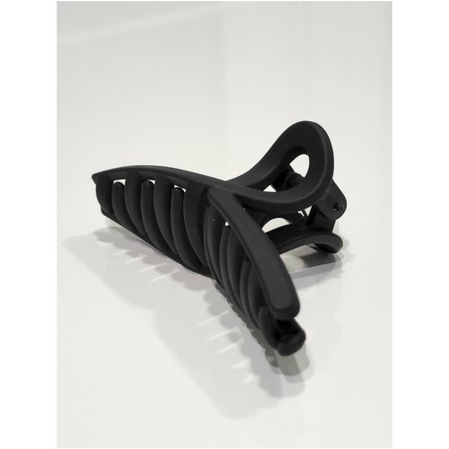 Заколка краб HairStyle черный, 8 см