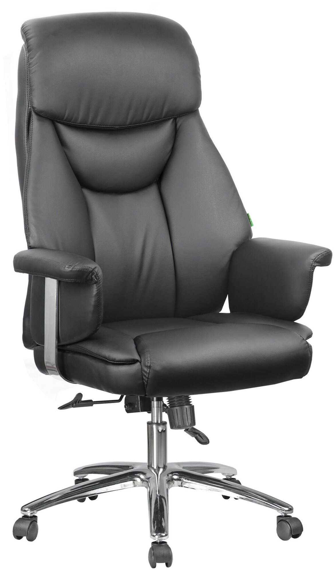 Офисное кресло для руководителя Riva Chair 9501 экокожа Черный