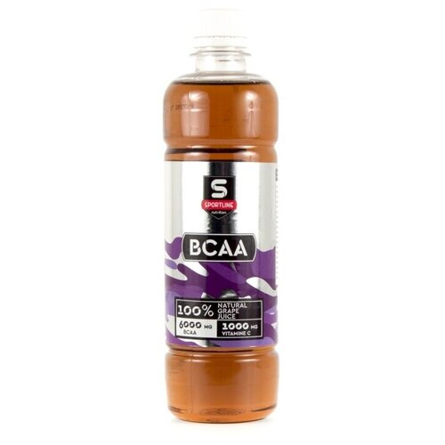 SportLine Nutrition Напиток BCAA (0,5 л.) виноградный сок bcaa sportline nutrition bcaa 2 1 1 персик 300 гр