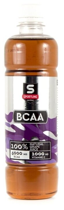 SportLine Nutrition Напиток BCAA (0,5 л.) виноградный сок