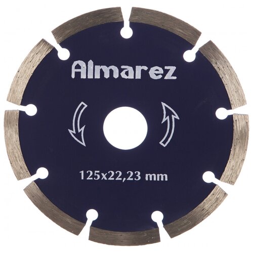 Диск отрезной алмазный Кирпич/блок (125х22.23 мм) Almarez 304125