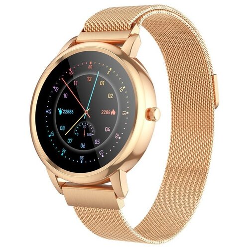 Смарт часы WATCHES FAMOUS / Smart watch с оригинальным ремешком / Умные Часы с защитой от воды / Розовое золото