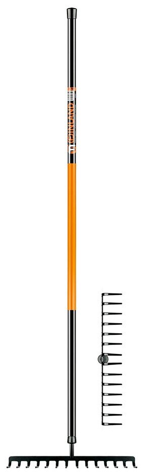 Грабли Finland (2042) цельнометаллические 14 зубьев 1300 мм сварная конструкция