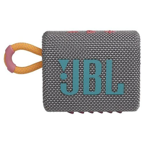 Портативная колонка JBL GO3 GREY JBLGO3GRY 42 Вт серый 477200₽