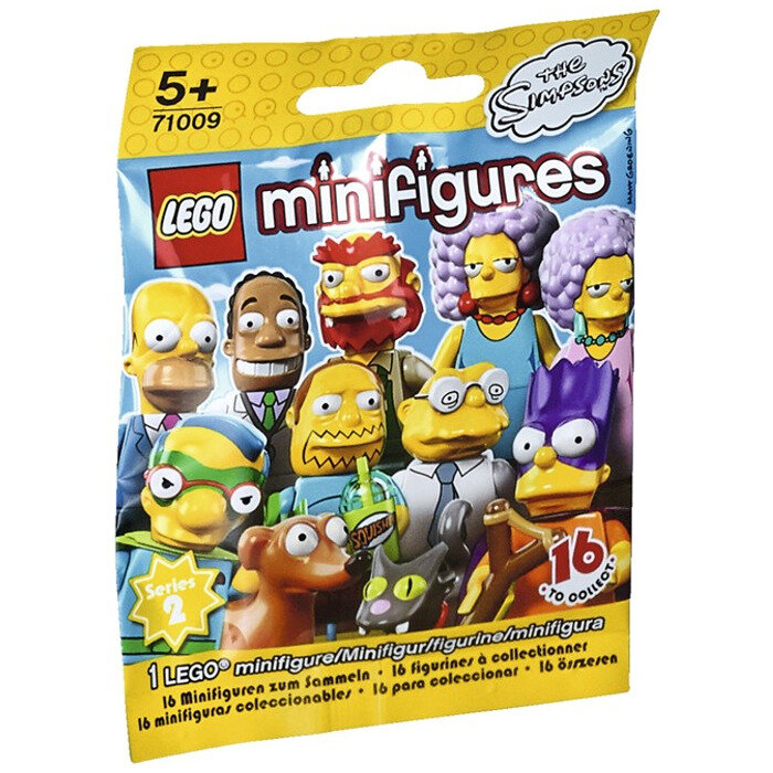 Минифигурки лего "Симпсоны - полный комплект" LEGO Simpson Minifigures 71009 все 16 штук
