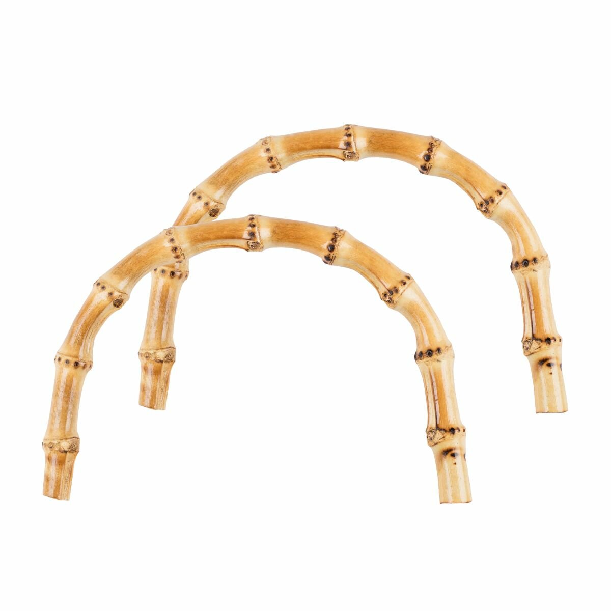 Ручки для сумки  Gamma  HA 01 21 5 x 14 5 см 2 шт  бамбук