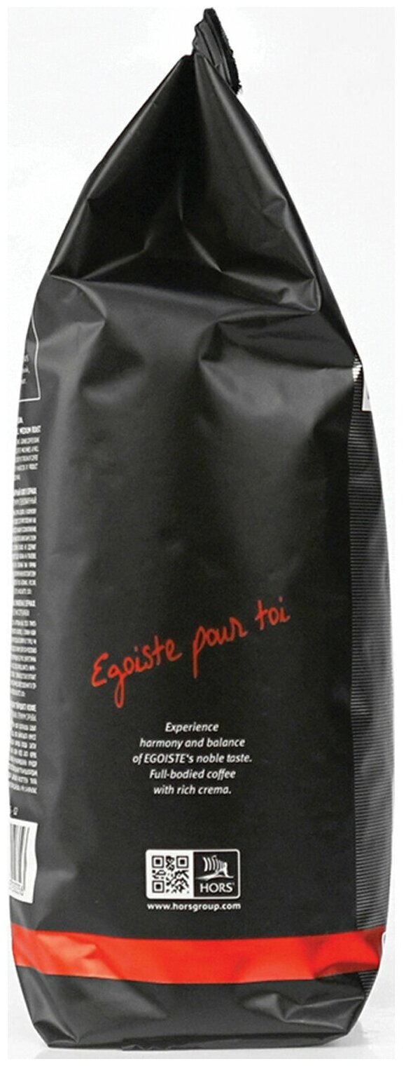Кофе Egoist Noir 1кг, арабика, вакуумная упаковка, 100% зерна, для кофемашины и турки, подарочный набор — фото 1