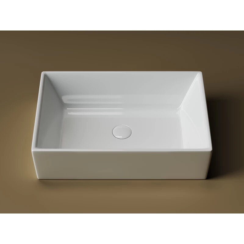 Раковина Ceramicanova Element CN5013 накладная, 59x39 см, белая