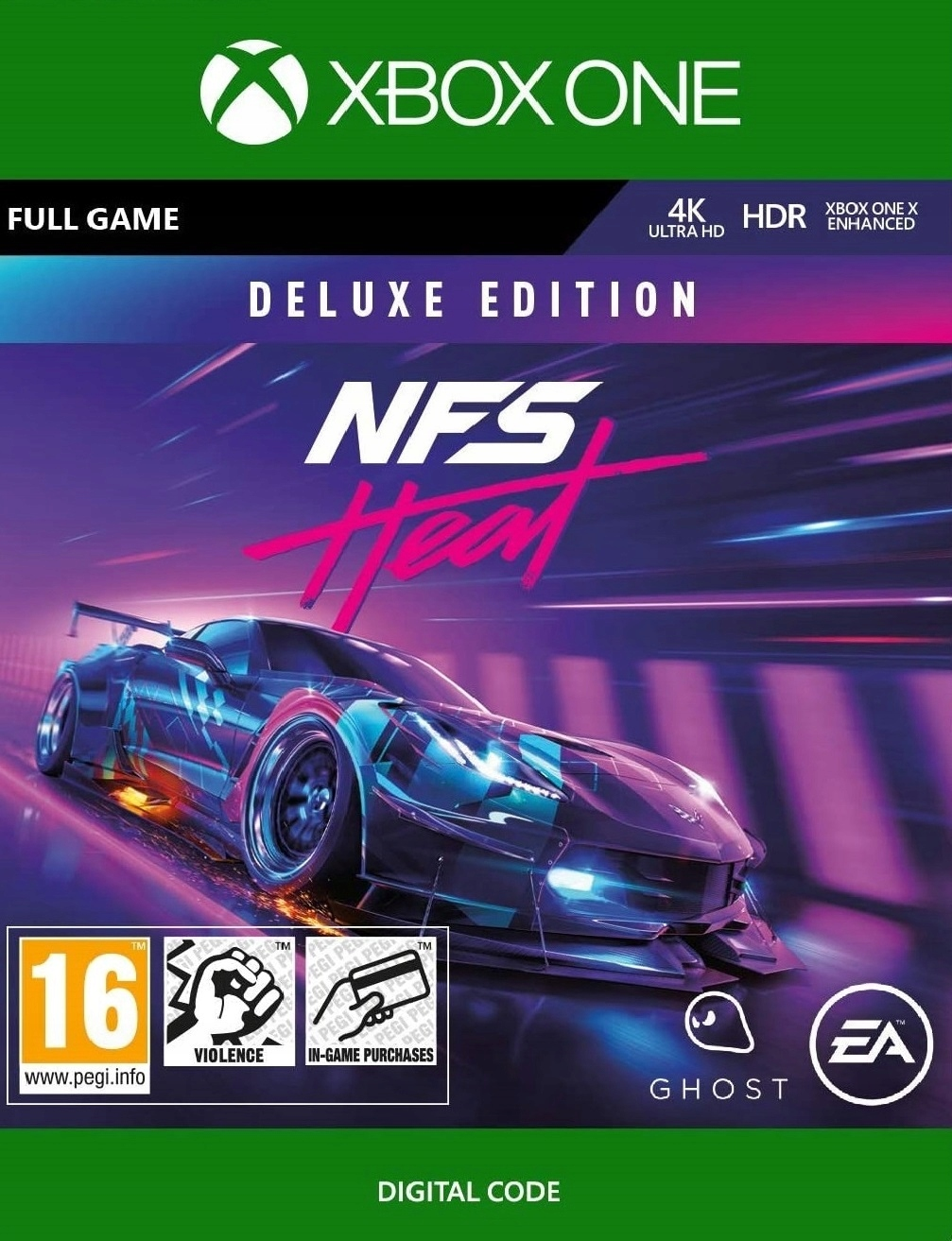 Игра Need for Speed Heat — издание Deluxe для Xbox One/Series X|S, Русский язык, электронный ключ