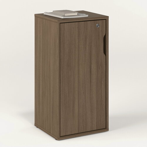 Изображение товара Тумба БАНГА-7 левая Ясень темный, с дверкой, (ВхШхГ) 73,4х36,8х32,6 см, ЛДСП