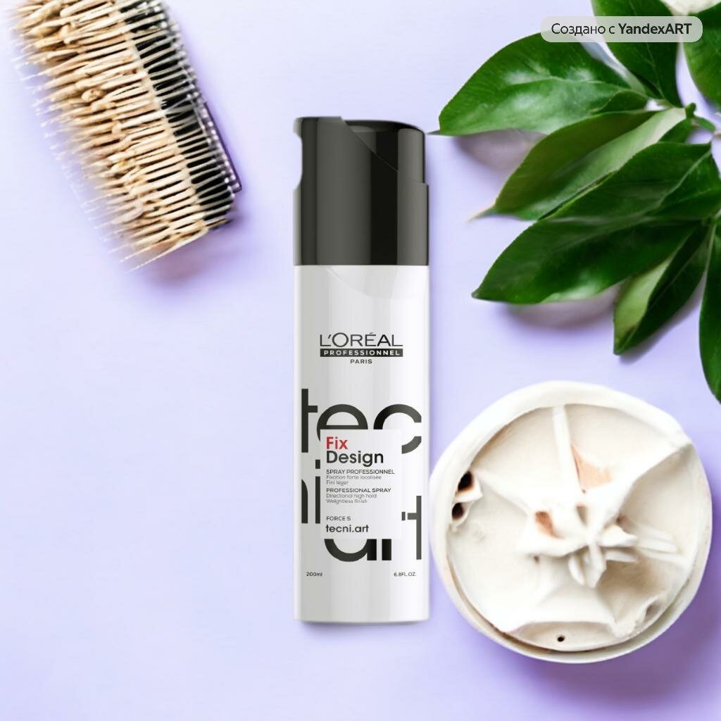Спрей для волос Loreal Tecni.Art "Fix Design", сильная фиксация, для всех типов волос, 200мл