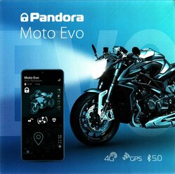 Мотосигнализация Pandora MOTO EVO / LTE(4G, 3G, 2G) / GPS+Глонасс / BT 5.0