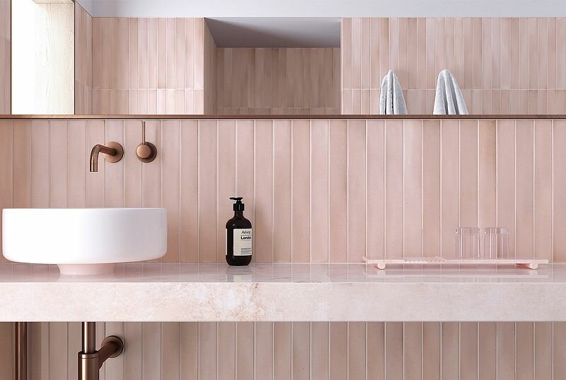 Керамическая плитка Equipe Massimo Pink Sand 31572 настенная 5х40 см