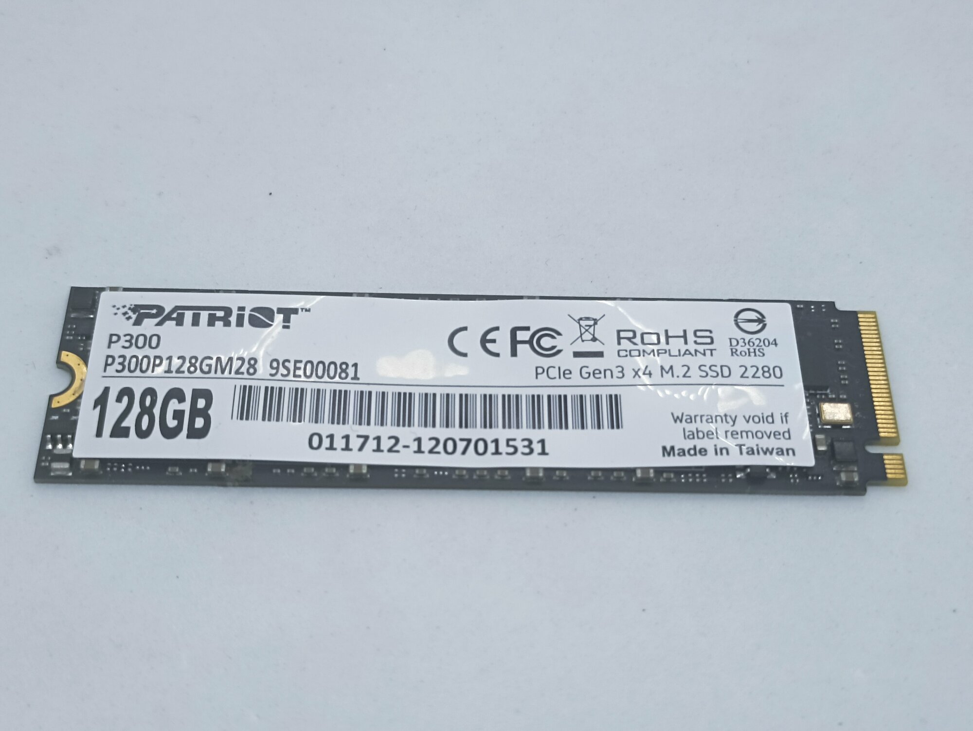 Твердотельный накопитель Patriot Memory P300 128 ГБ