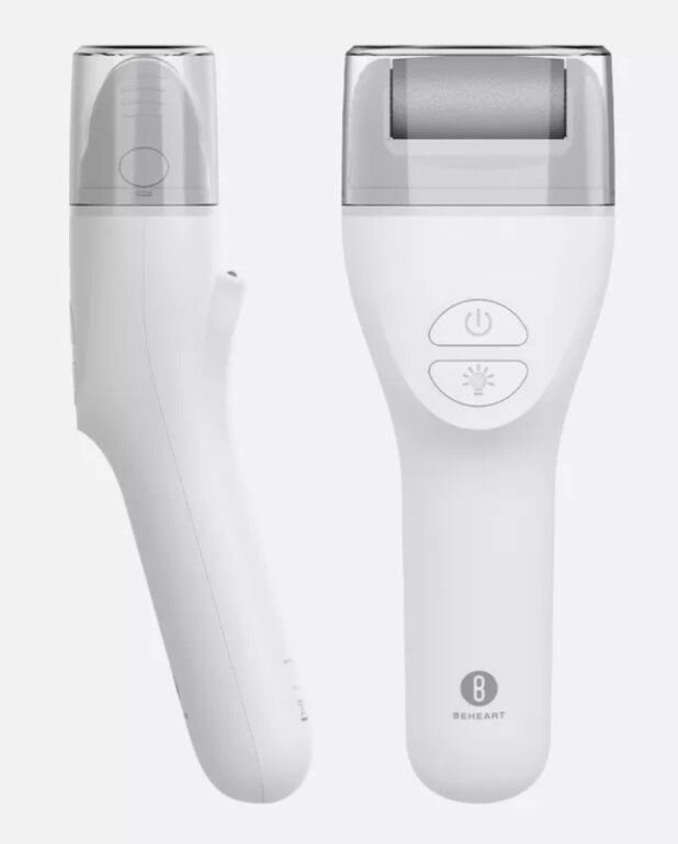 Уход за мужскими стопами с помощью электропилки Behheart - обработка мозолей