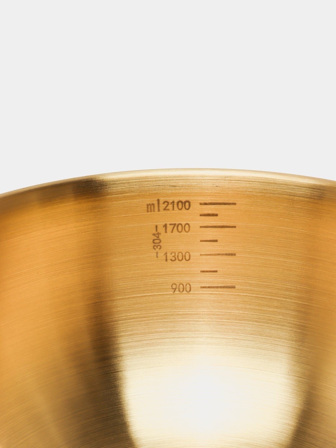 Набор мисок из нержавеющей стали, миска , золотые миски , салатницы 3 шт — фото 1