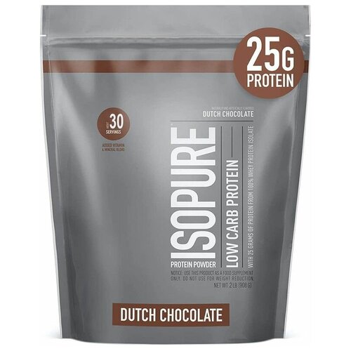 фото Isopure, zero carb protein, 908г (шоколад)