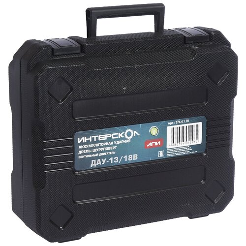 Дрель-шуруп бесщеточная удар аккум Li-ion АПИ кейс 1 аккум 4Ач ЗУ 5744170 1388900₽