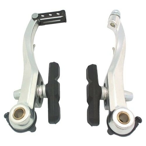 фото Promax тормоз v-brake tx-120 передний, алюминий, рамки 108мм, направляющая 110°, серебр.