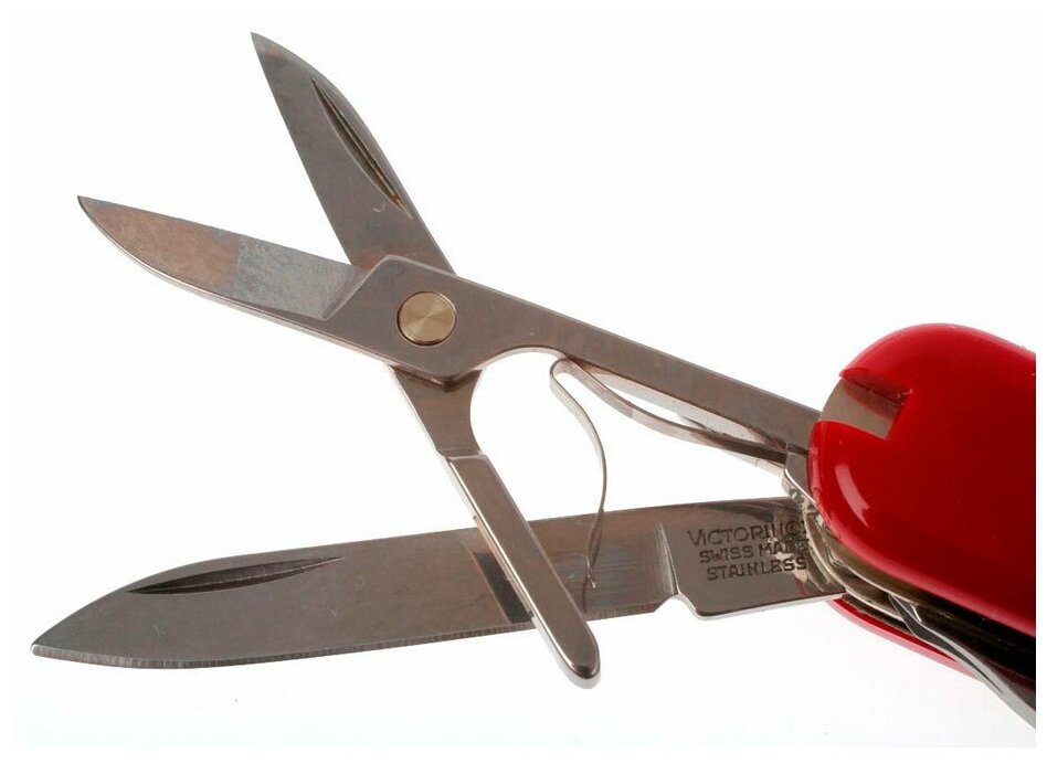Нож перочинный Victorinox MiniChamp (0.6385) 58мм 17функций красный - фото №7