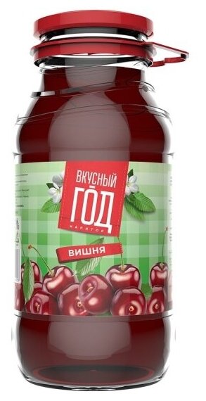 Напиток Barinoff "Вкусный год" Вишневый осветленный 1,8 л