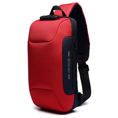 Рюкзак однолямочный Ozuko 9223L Red рюкзак однолямочный ozuko 9339 red