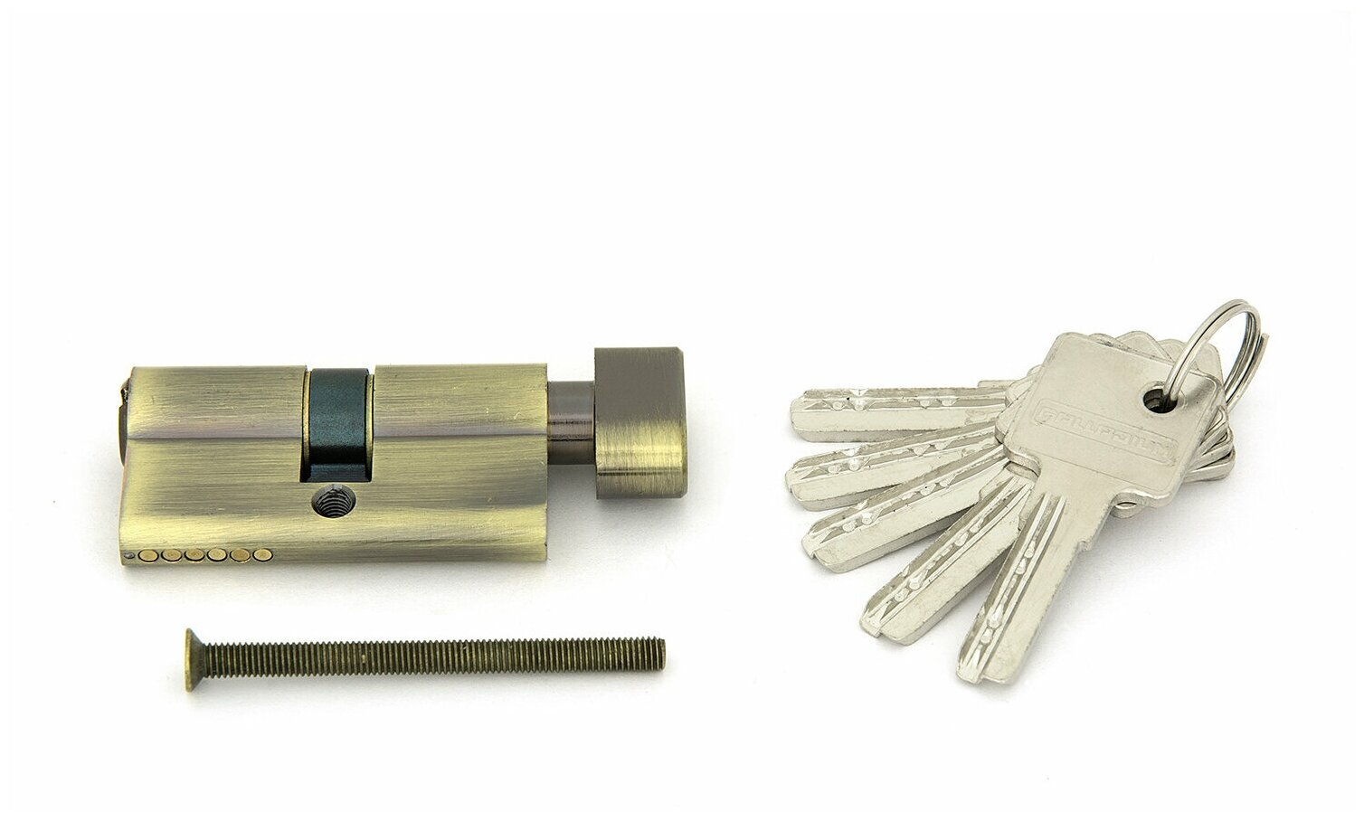 Цилиндровый механизм Palladium 60 C BK, античная бронза - фото №2