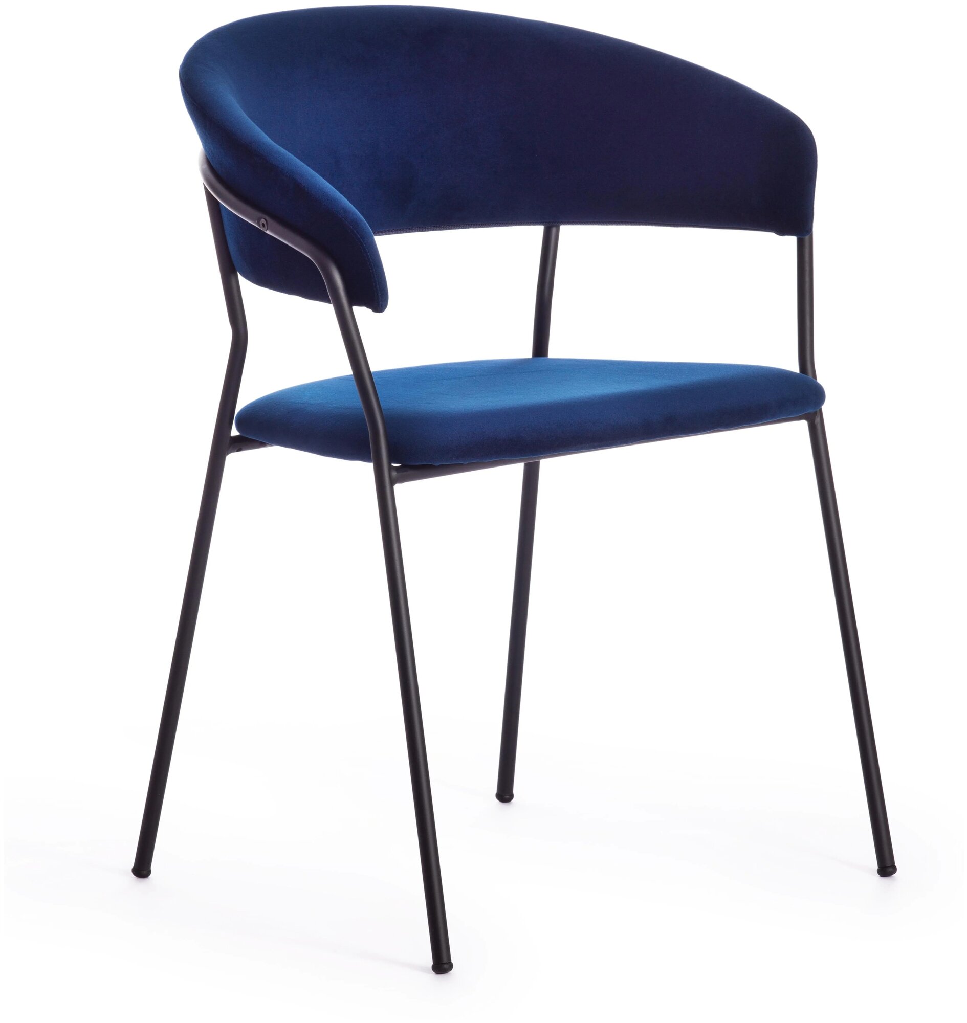 Кресло TetChair TURIN 0129571 темно-синий S108, черные ножки