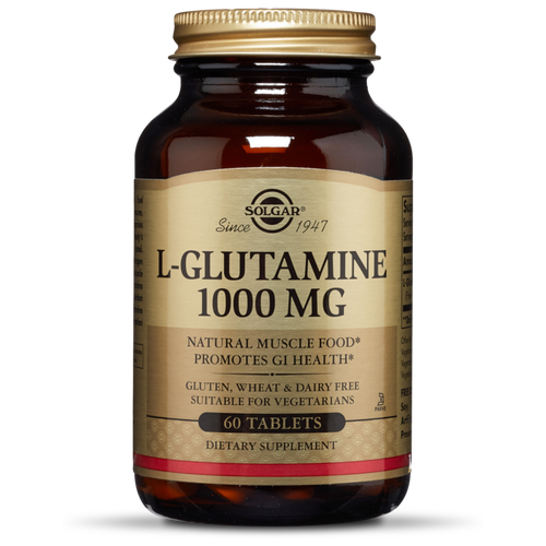 Solgar L-Glutamine 1000 мг 60 таблеток таблетки l глутамин 60 1000 мг