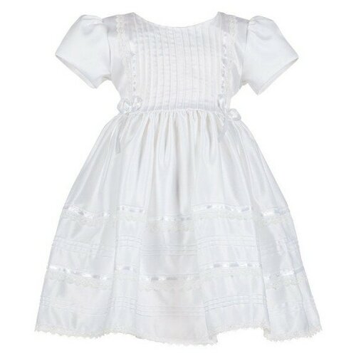 фото Крестильное платье для девочки 86см белое/нарядное крестим деток