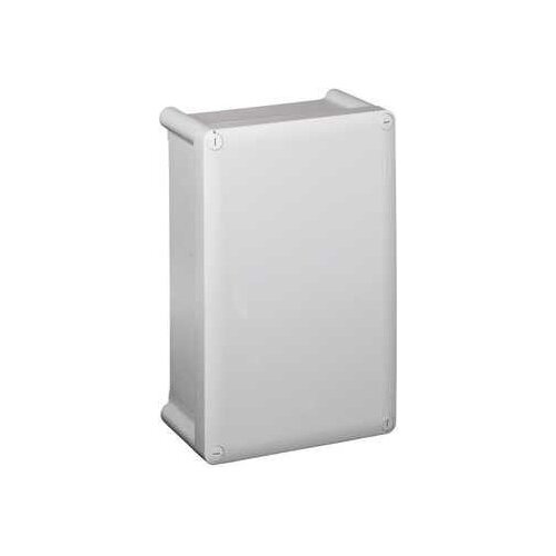 Legrand 035900 Коробка промышленная пластиковая - IP 55 - IK07 - RAL 7035 - 130 x 75 x 74 мм - сплошная крышка