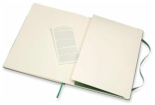 Блокнот Moleskine CLASSIC QP091K15 19х25 см 192стр. в клетку, твердая обложка, зеленый