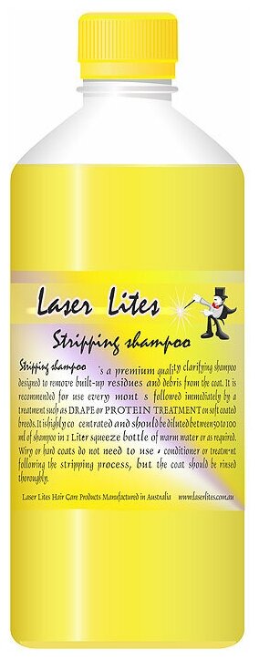 Laser Lites Шампунь суперочищающий (концентрат 1:20) Laser Lites Stripping 500мл