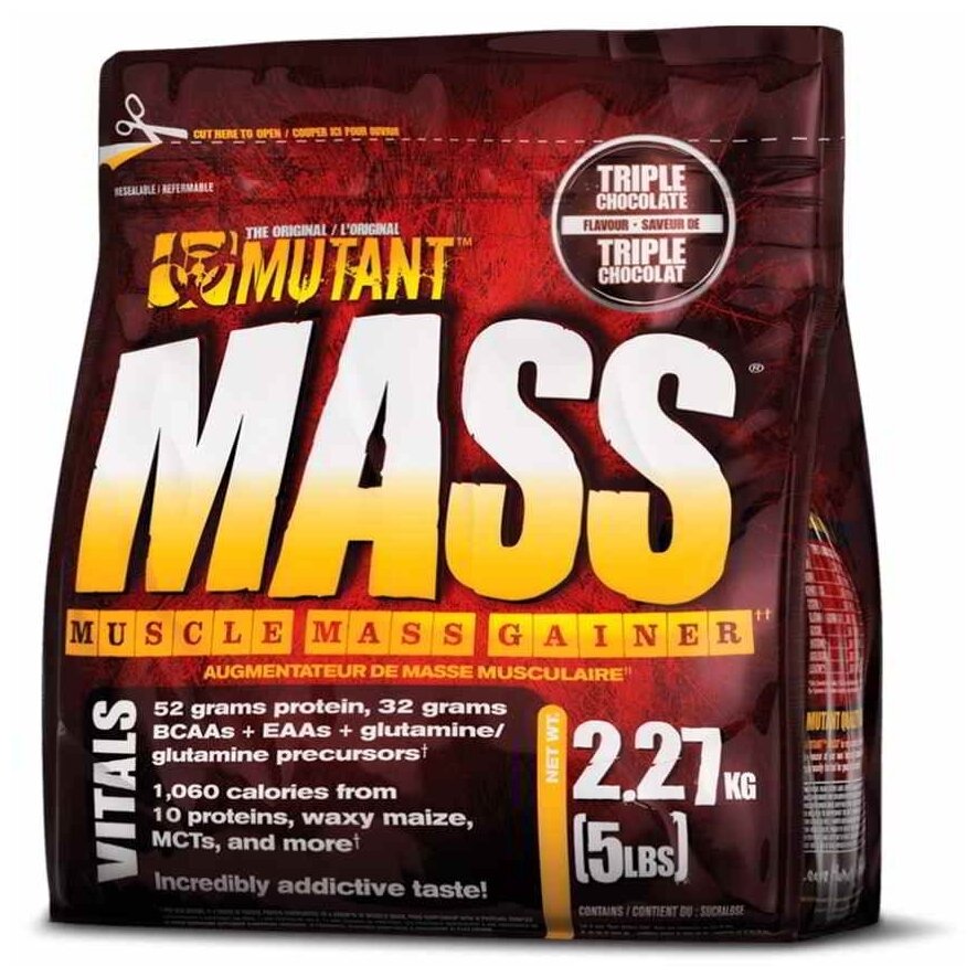 Mutant Mass 2270 гр 5 lb (Mutant) Шоколадная помадка