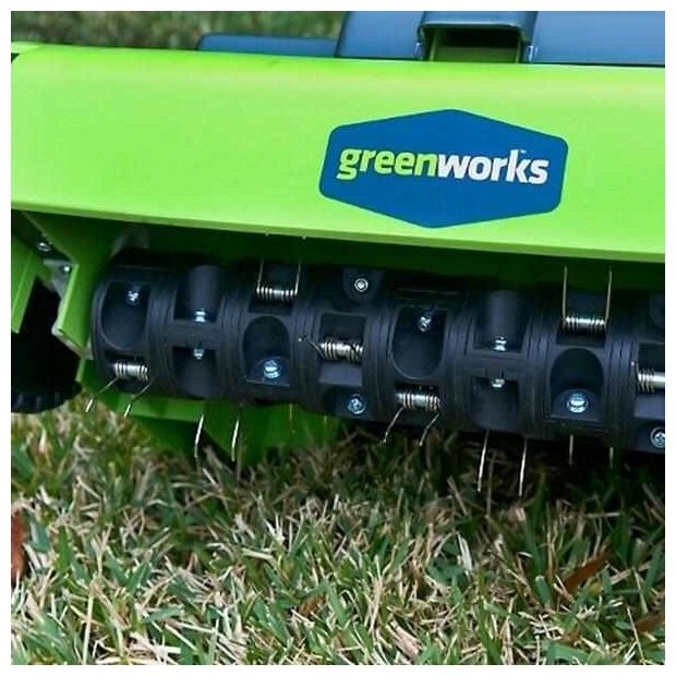 Аэратор-скарификатор электрический Greenworks GDT15, 1500W, 36 см - фотография № 7