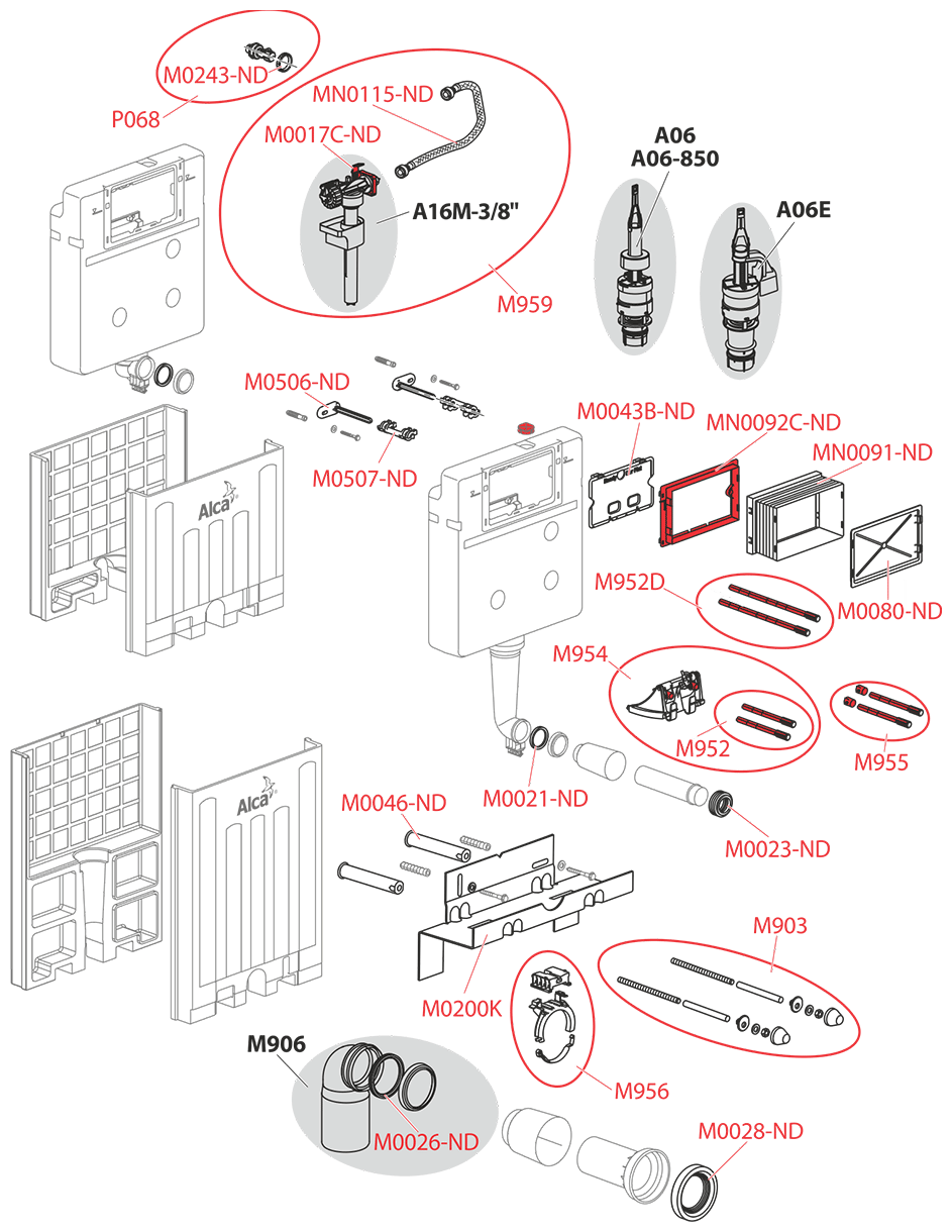 Смывной бачок Alcaplast - фото №10