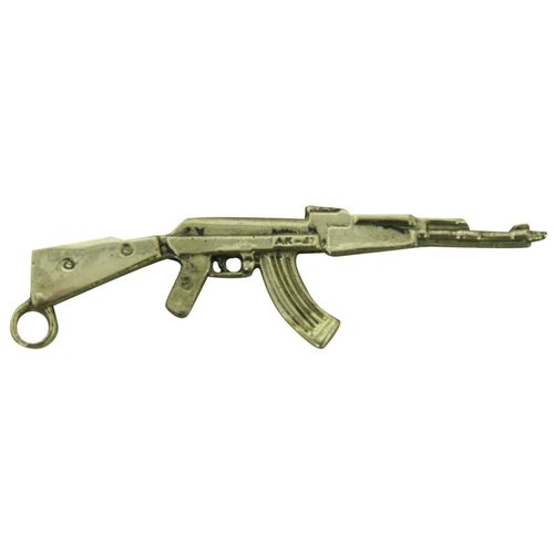 Брелок автомат АК-47 бронзовый 15х5х5см 4402513