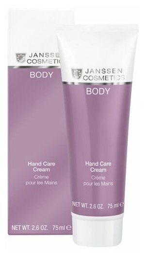 Janssen Cosmetics Увлажняющий восстанавливающий крем для рук Hand Care Cream, 50 мл (Janssen Cosmetics, ) - фото №3