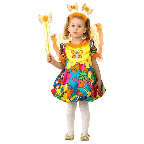Батик Карнавальный костюм Бабочка, рост 104 см 5222-104-52 батик карнавальный светящийся костюм пироженка мороженка рост 104 см 21 19 104 52