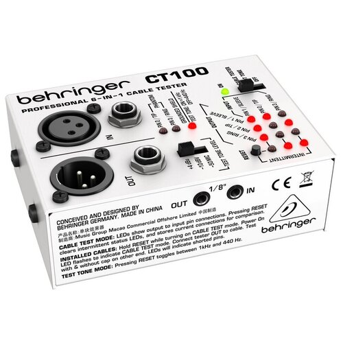 Кабель тестер Behringer CT100