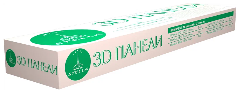 Панели 3D МДФ STELLA Санремо Белый (уп-1,13кв.м) - фотография № 8